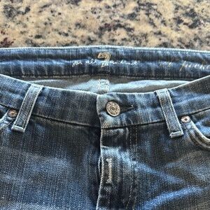7 For All Man Kind “A” pocket jeans